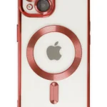 Uray store Apple iPhone 14 Kılıf Kross Magneticsafe Kapak - Kırmızı