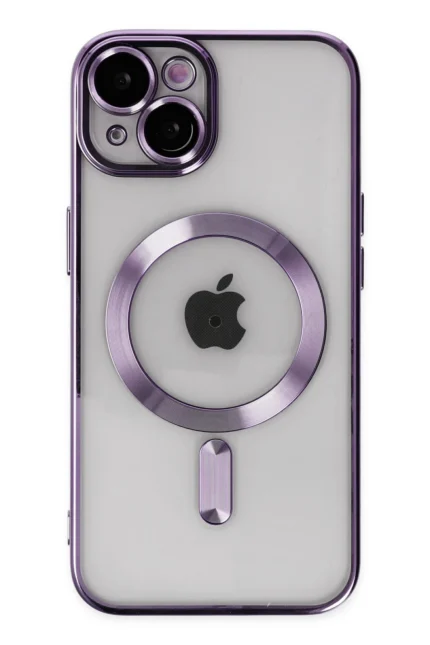 Uray store Apple iPhone 14 Kılıf Kross Magneticsafe Kapak - Mor
