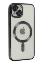 Uray store Apple iPhone 14 Kılıf Kross Magneticsafe Kapak - Siyah - Görsel 2