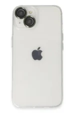 Uray store Apple iPhone 14 Kılıf Luko Lens Silikon - Yeşil