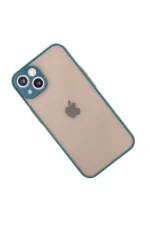 Uray store Apple iPhone 14 Kılıf Montreal Silikon Kapak - Yeşil - Görsel 2