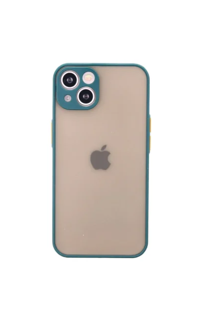 Uray store Apple iPhone 14 Kılıf Montreal Silikon Kapak - Yeşil