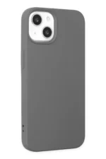 Uray store Apple iPhone 14 Kılıf Nano içi Kadife Silikon - Gri - Görsel 2