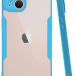 Uray store Apple iPhone 14 Kılıf Platin Silikon - Mavi