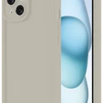 Uray store Apple iPhone 14 Kılıf Viera Silikon - Krem