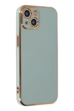 Uray store Apple iPhone 14 Kılıf Volet Silikon - Açık Yeşil