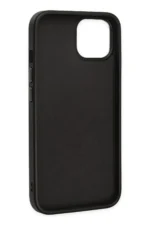 Uray store Apple iPhone 14 Plus Kılıf Asya Deri Silikon - Siyah - Görsel 4