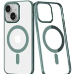 Uray store Apple iPhone 14 Plus Kılıf Element Magneticsafe Sert Kapak - Köknar Yeşili