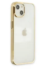Uray store Apple iPhone 14 Plus Kılıf Element Silikon - Gold - Görsel 2