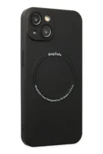 Uray store Apple iPhone 14 Plus Kılıf Jack Magneticsafe Lens Silikon - Siyah - Görsel 2