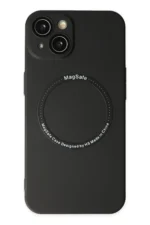 Uray store Apple iPhone 14 Plus Kılıf Jack Magneticsafe Lens Silikon - Siyah