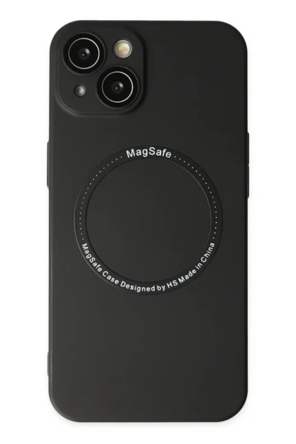 Uray store Apple iPhone 14 Plus Kılıf Jack Magneticsafe Lens Silikon - Siyah