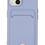 Uray store Apple iPhone 14 Plus Kılıf Kelvin Kartvizitli Silikon - Lila