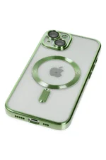 Uray store Apple iPhone 14 Plus Kılıf Kross Magneticsafe Kapak - Koyu Yeşil - Görsel 5