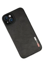 Uray store Apple iPhone 14 Plus Kılıf Loop Deri Silikon - Siyah - Görsel 3