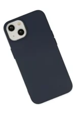 Uray store Apple iPhone 14 Plus Kılıf Nano içi Kadife Silikon - Lacivert - Görsel 3