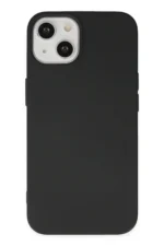 Uray store Apple iPhone 14 Plus Kılıf Nano içi Kadife Silikon - Siyah