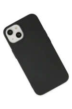 Uray store Apple iPhone 14 Plus Kılıf Nano içi Kadife Silikon - Siyah - Görsel 3