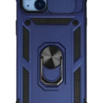 Uray store Apple iPhone 14 Plus Kılıf Pars Lens Yüzüklü Silikon - Lacivert