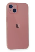 Uray store Apple iPhone 14 Plus Kılıf PP Ultra İnce Kapak - Pembe - Görsel 3