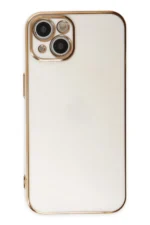 Uray store Apple iPhone 14 Plus Kılıf Volet Silikon - Beyaz - Görsel 2