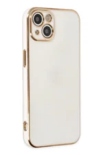 Uray store Apple iPhone 14 Plus Kılıf Volet Silikon - Beyaz