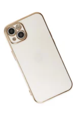 Uray store Apple iPhone 14 Plus Kılıf Volet Silikon - Beyaz - Görsel 3