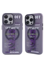 Uray store Apple iPhone 14 Pro Kılıf Apollo Magneticsafe Desenli Kapak - Apollo Mor - 3