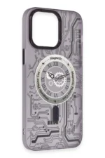 Uray store Apple iPhone 14 Pro Kılıf Apollo Magneticsafe Desenli Kapak - Apollo Mor - 5 - Görsel 4