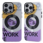 Uray store Apple iPhone 14 Pro Kılıf Apollo Magneticsafe Desenli Kapak - Apollo Şeffaf - 6