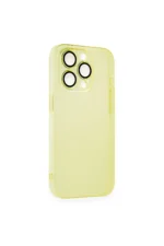 Uray store Apple iPhone 14 Pro Kılıf Armada Lensli Kapak - Sarı - Görsel 5