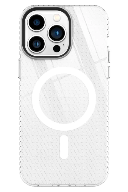 Uray store Apple iPhone 14 Pro Kılıf Beta Magneticsafe Silikon - Şeffaf