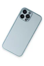 Uray store Apple iPhone 14 Pro Kılıf Coco Deri Silikon Kapak - Sky Blue - Görsel 2