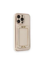 Uray store Apple iPhone 14 Pro Kılıf Coco Elit Kapak - Gold - Görsel 2