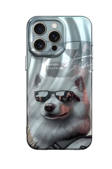 Uray store Apple iPhone 14 Pro Kılıf Crew Desenli Kapak - Köpek