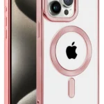 Uray store Apple iPhone 14 Pro Kılıf Kronos Magsafe Kapak - Rose Gold