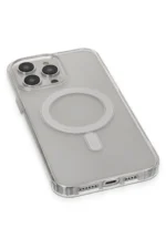 Uray store Apple iPhone 14 Pro Kılıf Matte Şeffaf Magneticsafe - Şeffaf - Görsel 4
