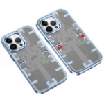 Uray store Apple iPhone 14 Pro Kılıf Mekanik Bumper Kapak - Mavi
