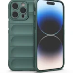 Uray store Apple iPhone 14 Pro Kılıf Optimum Silikon - Koyu Yeşil