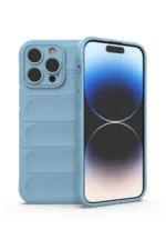 Uray store Apple iPhone 14 Pro Kılıf Optimum Silikon - Sky Blue
