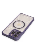 Uray store Apple iPhone 14 Pro Kılıf Prag Magneticsafe Kapak - Derin Mor - Görsel 3