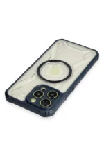 Uray store Apple iPhone 14 Pro Kılıf Prag Magneticsafe Kapak - Lacivert - Görsel 3