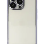 Uray store Apple iPhone 14 Pro Kılıf Razer Lensli Silikon - Mor
