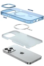 Uray store Apple iPhone 14 Pro Kılıf Troy Magsafe Kapak - Mor - Görsel 2