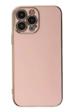 Uray store Apple iPhone 14 Pro Kılıf Volet Silikon - Pembe - Görsel 2