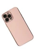 Uray store Apple iPhone 14 Pro Kılıf Volet Silikon - Pembe - Görsel 3