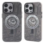Uray store Apple iPhone 14 Pro Max Kılıf Apollo Magneticsafe Desenli Kapak - Apollo Siyah - 1