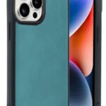 Uray store Apple iPhone 14 Pro Max Kılıf Aras Deri Kapak - Açık Yeşil