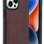 Uray store Apple iPhone 14 Pro Max Kılıf Aras Deri Kapak - Bordo