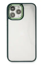 Uray store Apple iPhone 14 Pro Max Kılıf Dora Kapak - Haki Yeşil - Görsel 2